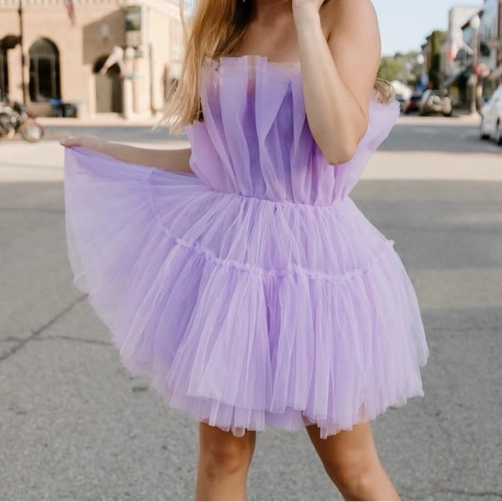 Purple Kiki Riki Tulle Dress